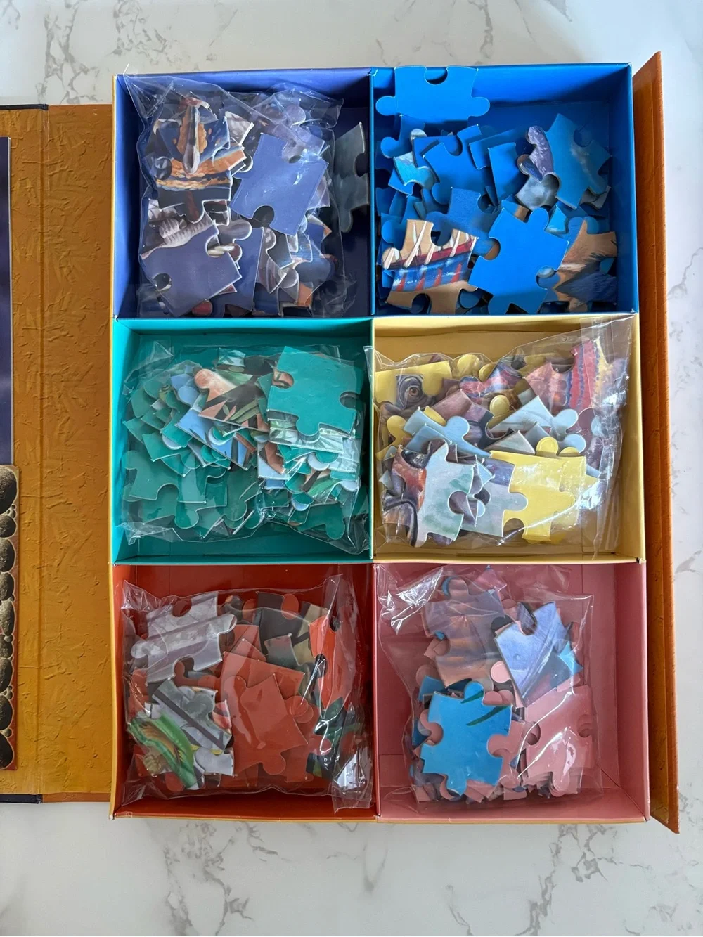 Garry Fleming's Dinosaurs 6 Jigsaw Puzzles & Book - one is missing 2 pieces